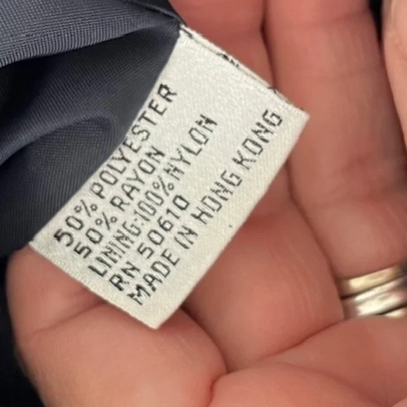 KASPER for ASL Vintage Navy & Red Dress Size 10 - Picture 5 of 8